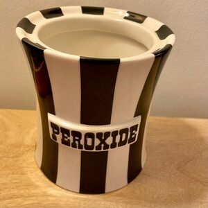 Jonathan Adler Vice Canister NO Top Ceramic Peroxide Blonde Discontinued RARE